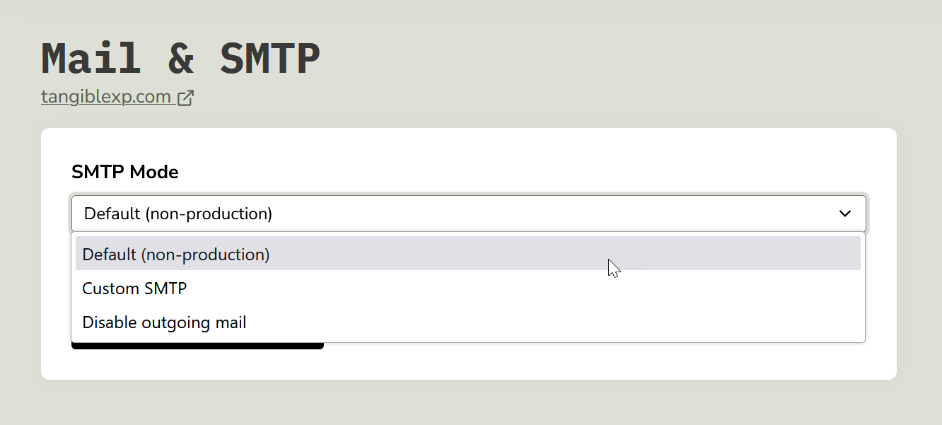 SMTP Mode