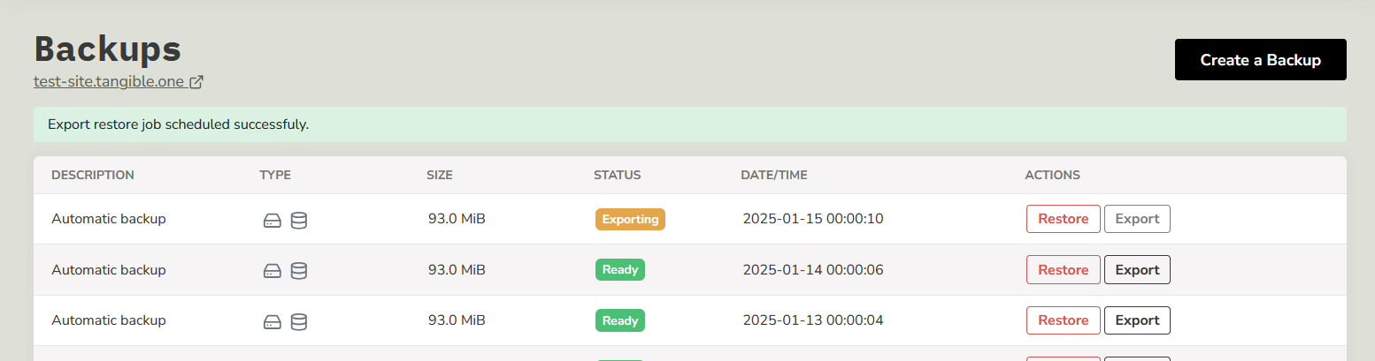 Export Pending